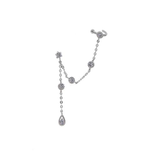The Renata CZ Drop Earrings