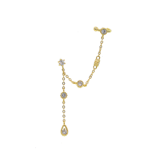 The Renata CZ Drop Earrings