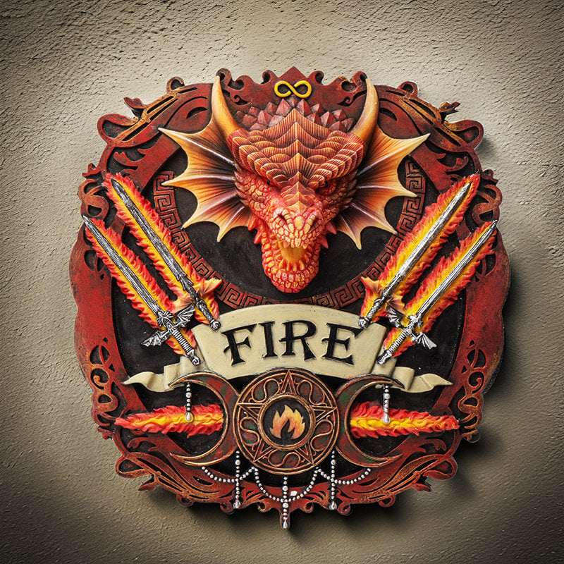 Elements Plaque - Fire