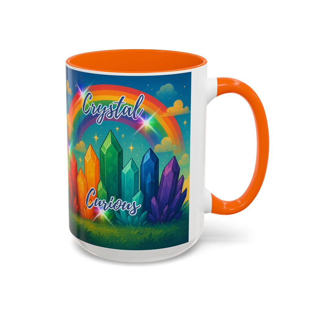 Coffee Mug - Rainbow Crystal Curious | Mug | Wiccan Center