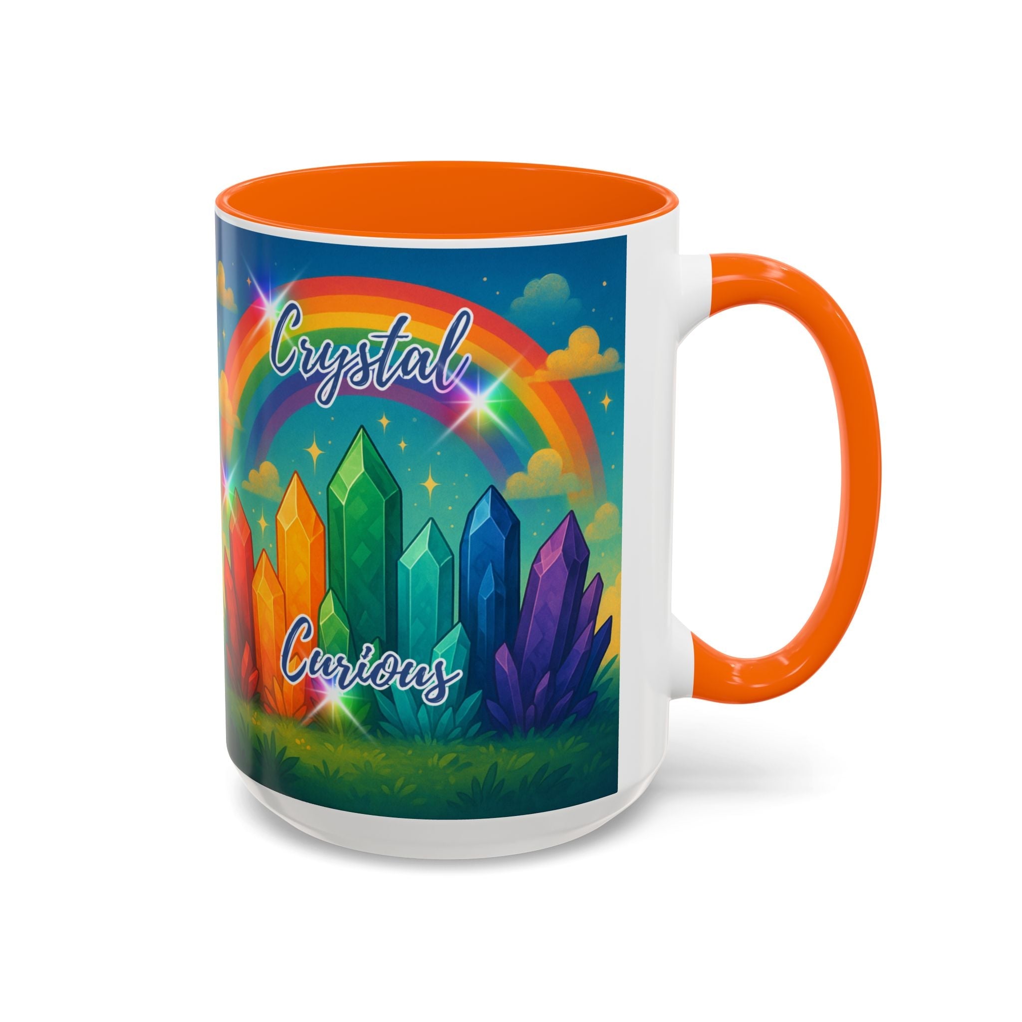 Coffee Mug - Rainbow Crystal Curious | Mug | Wiccan Center
