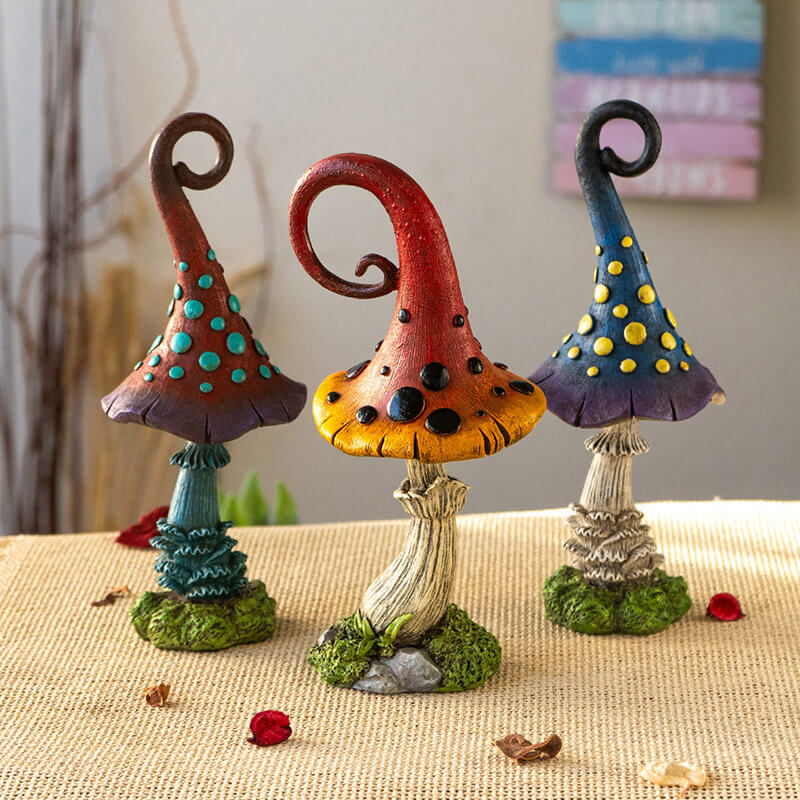 Magic Mushroom Figurine Set