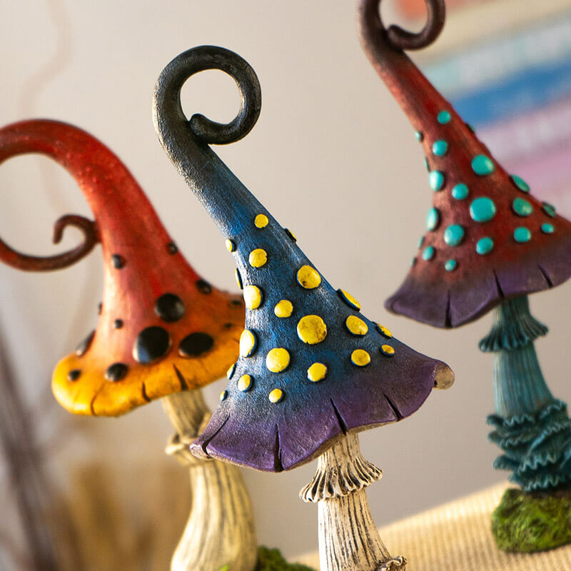 Magic Mushroom Figurine Set