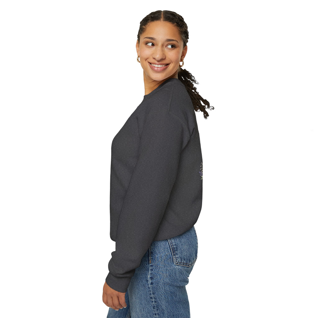 LOVE Crystal Letter Design | Sweatshirt | Wiccan Center