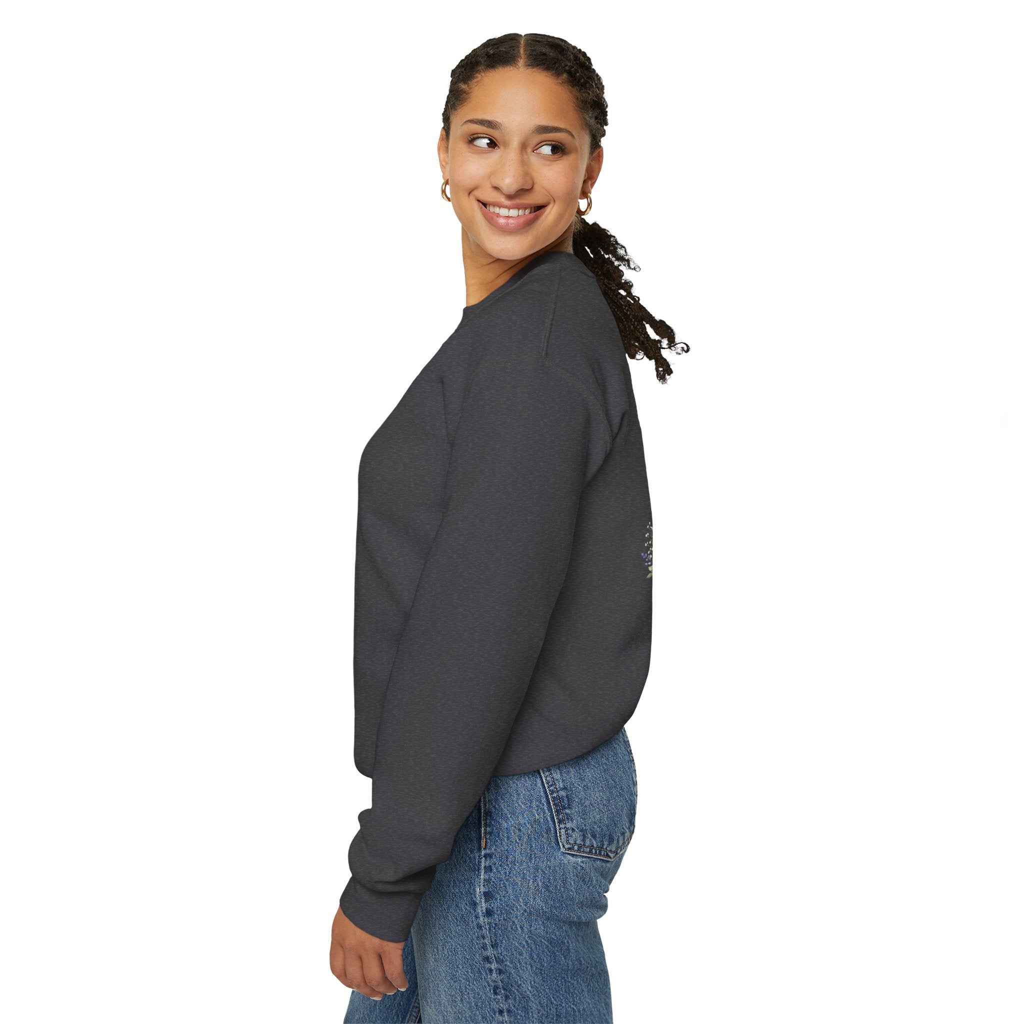 LOVE Crystal Letter Design | Sweatshirt | Wiccan Center