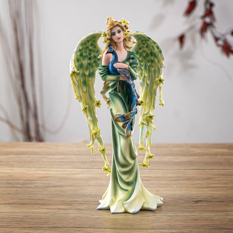 Peacock Fairy Statue | Fairy Figurines | Wiccan Center