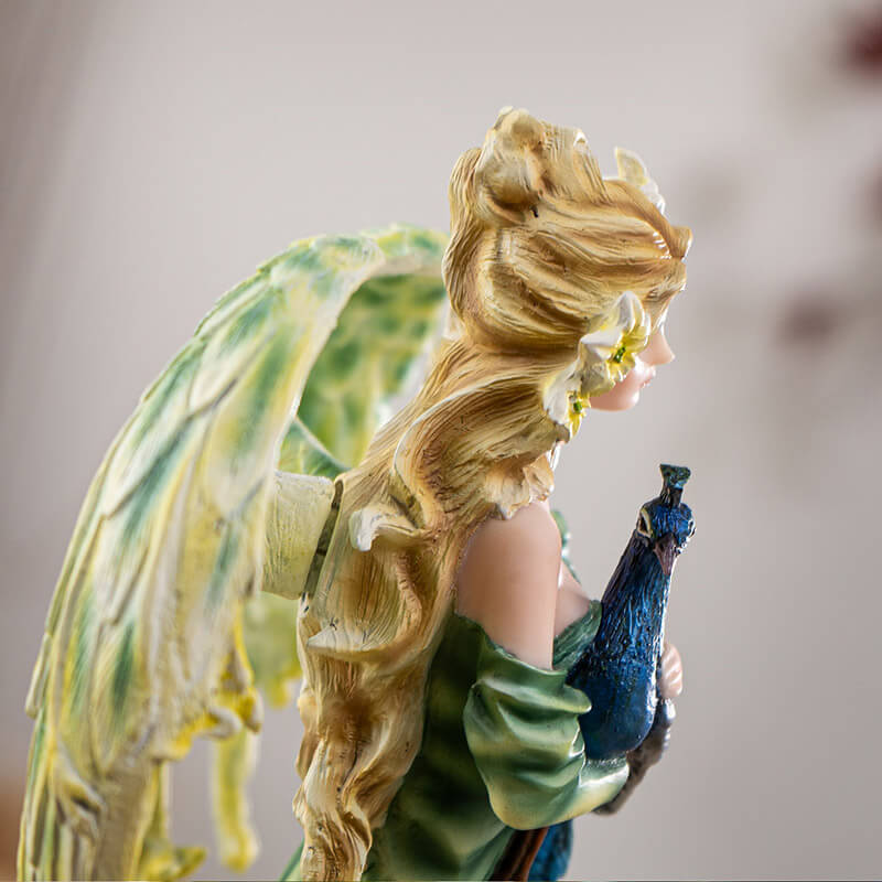 Peacock Fairy Statue