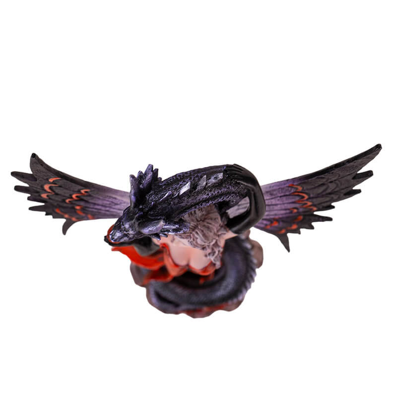 Gothic Fairy & Snake Dragon Figurine