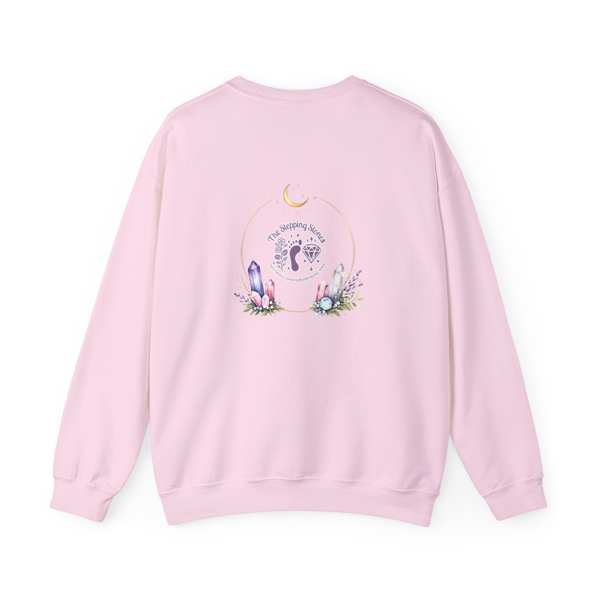 LOVE Crystal Letter Design | Sweatshirt | Wiccan Center
