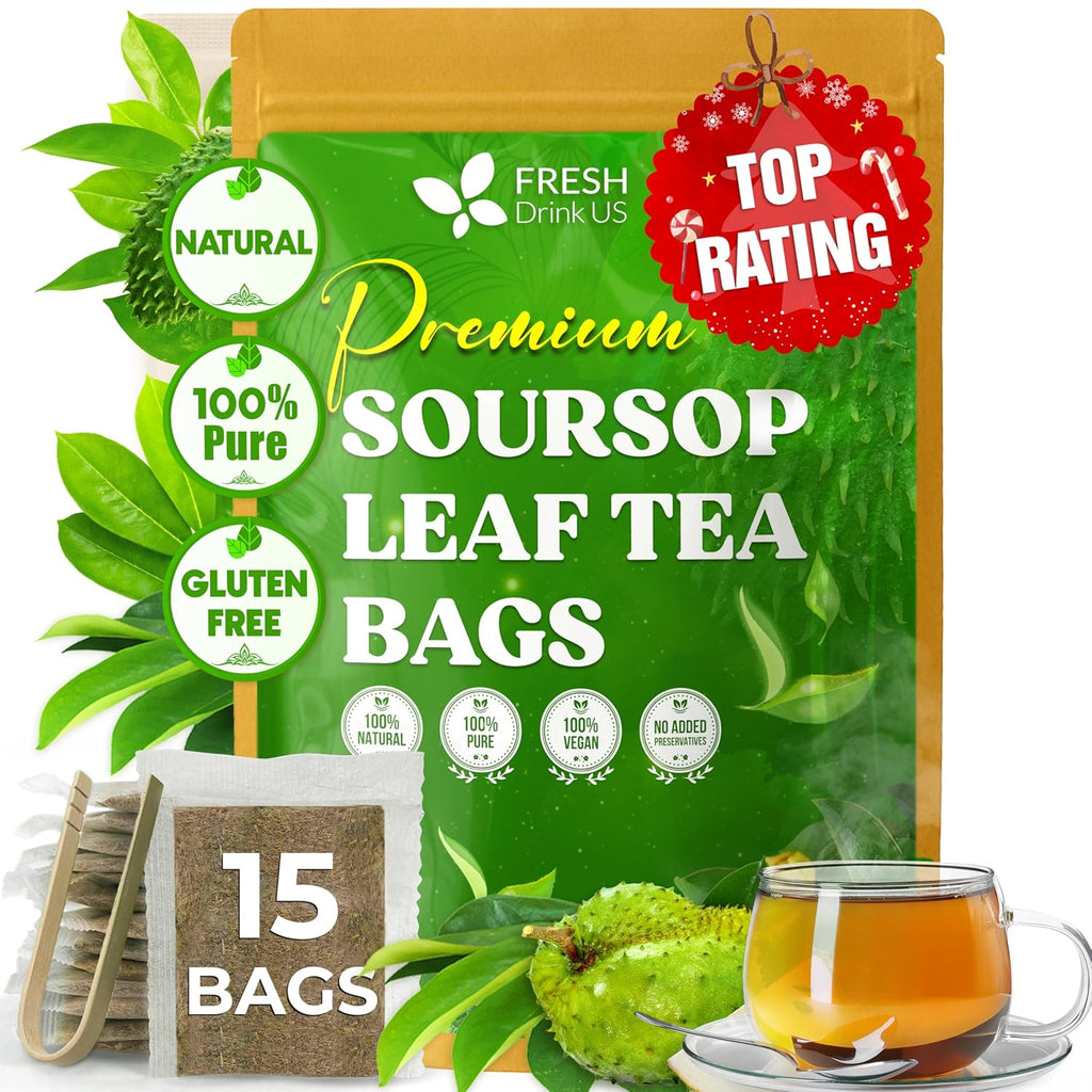 Premium Soursop Leaves Tea bags, Dried Soursop Leaves, Soursop Leaf Powder, Guanabana Leaves Tea, Hoja Guanabana Tea | Tea | Wiccan Center