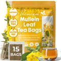 Mullein Leaf Tea Bags, 100% Natural & Pure from Mullein Leaves. Loose Leaf Mullein Herbal Tea. Made with Natural Material Tea Bags. No Sugar, No Caffeine, No Gluten, Vegan. | Tea | Wiccan Center