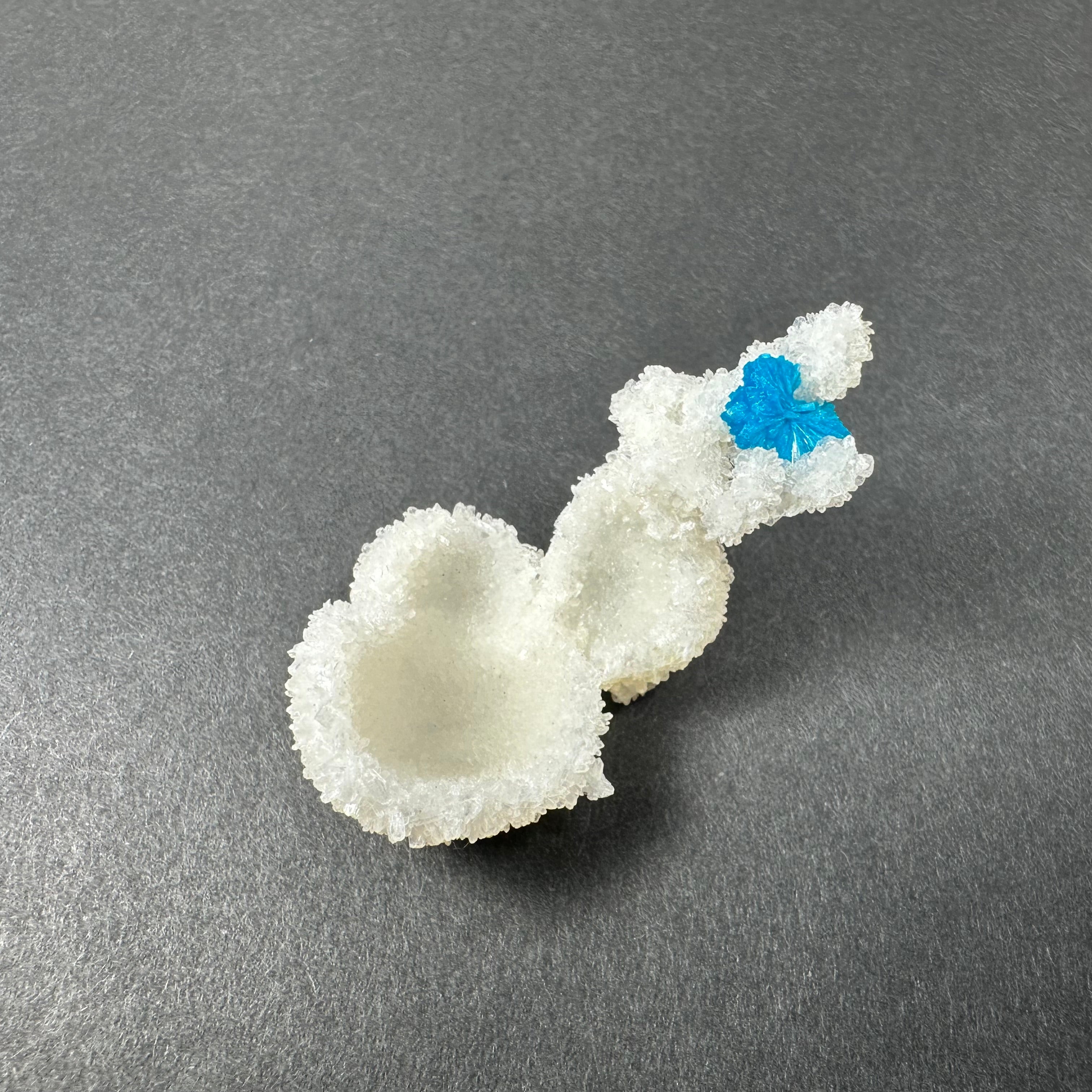 Cavansite Ball 'Floaters' on Stilbite MD | Minerals | Wiccan Center