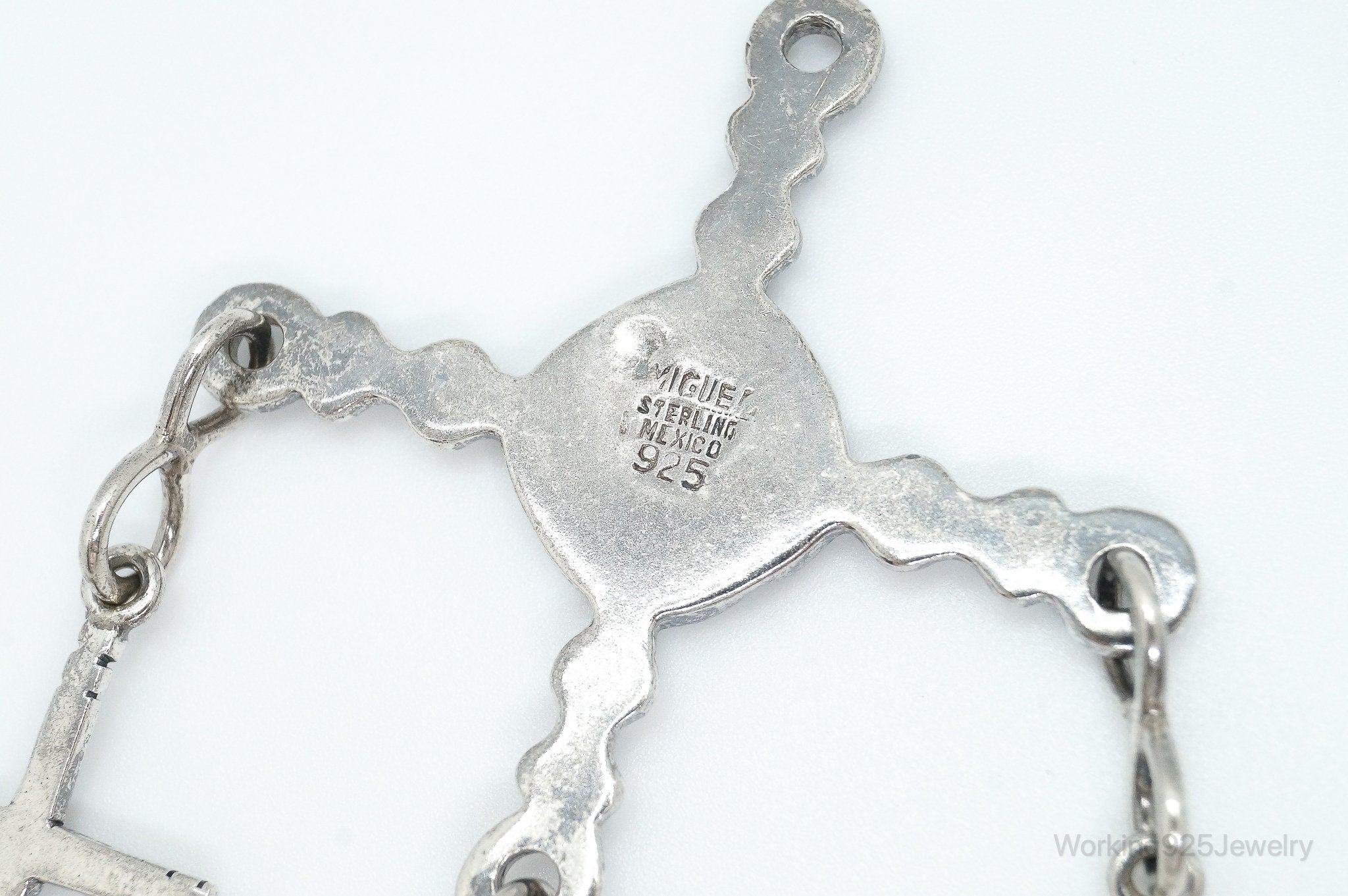 RARE Large Vintage Miguel Garcia Sterling Silver Pendant | Jewelry > Necklaces > Pendants | Wiccan Center