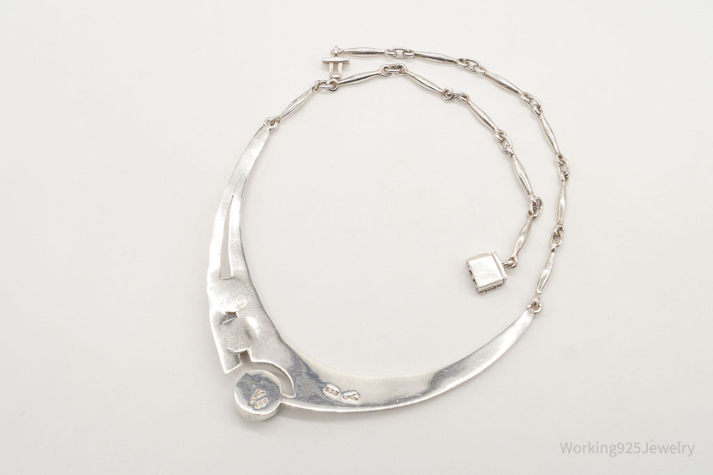 Designer Sheri Liebert Dichroic Glass Modernist Sterling Silver Necklace | Jewelry > Necklaces > Pendants | Wiccan Center