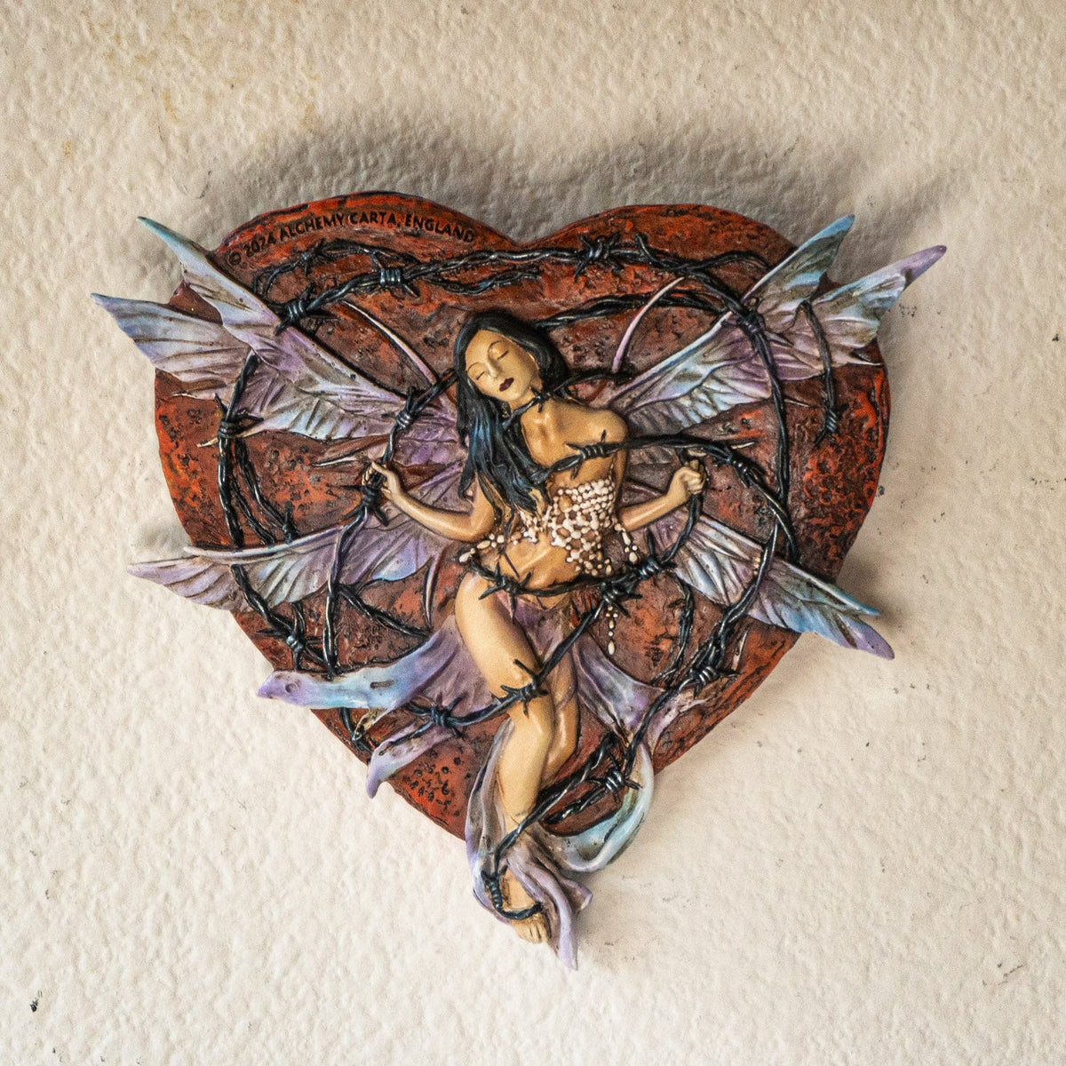Oubliette de la Coeur Fairy Heart Plaque