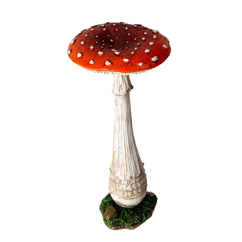 Red Toadstool Mushroom Figurine