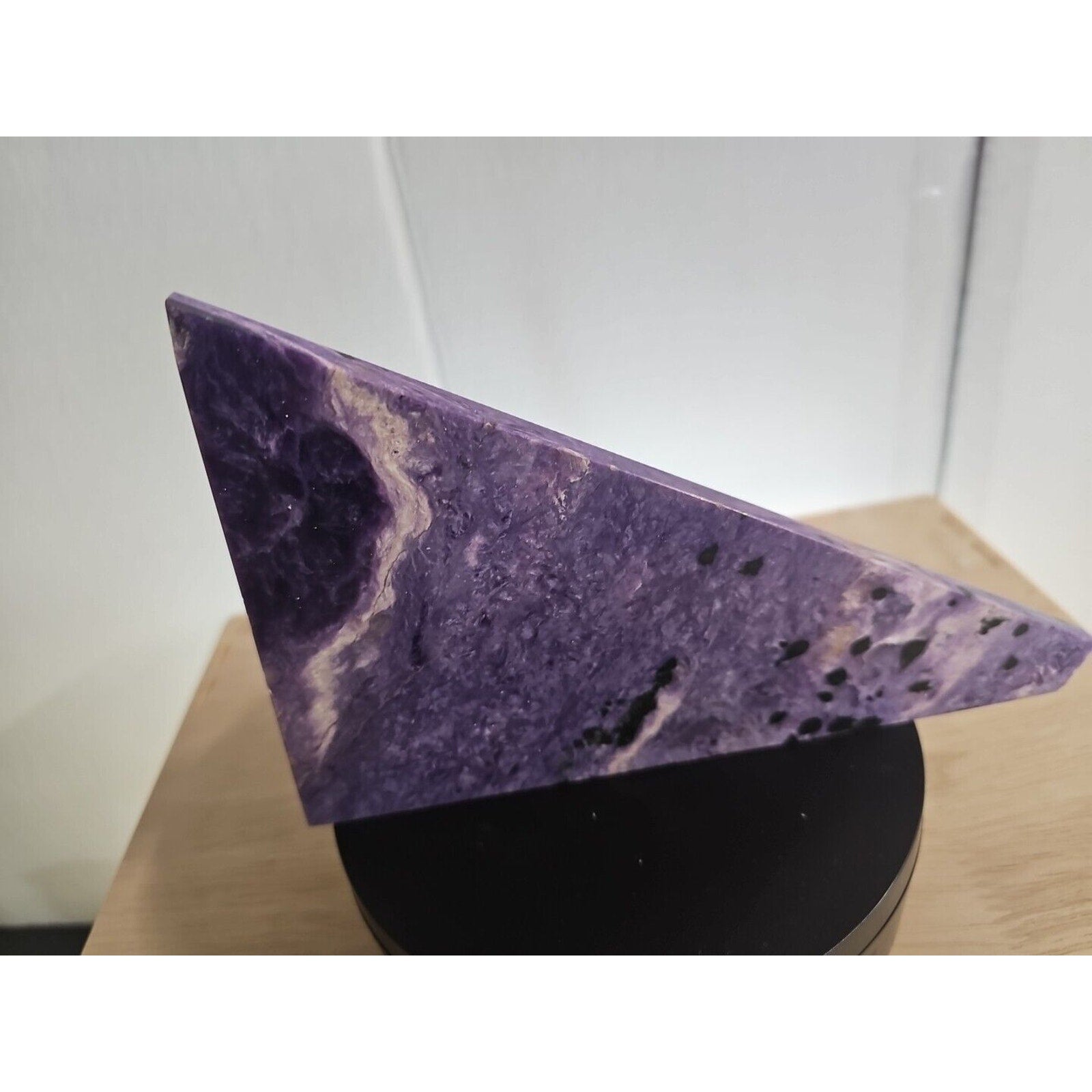 Rare Purple Charoite Crystal Slices — 300g from Russia | CrystalCloud Company | Mineral Specimens | Wiccan Center