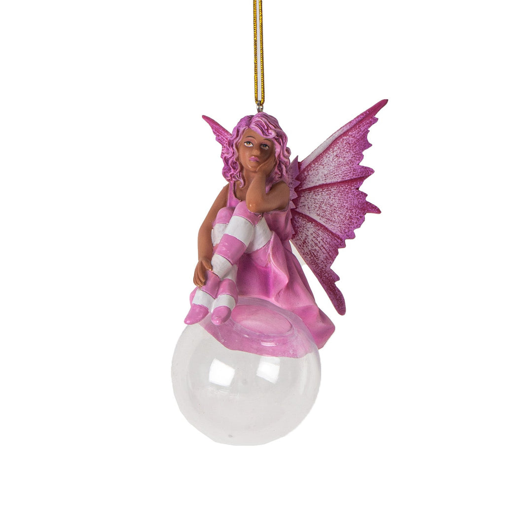 Peony Bubble Rider Fairy Ornament by Amy Brown | Ornaments | Wiccan Center