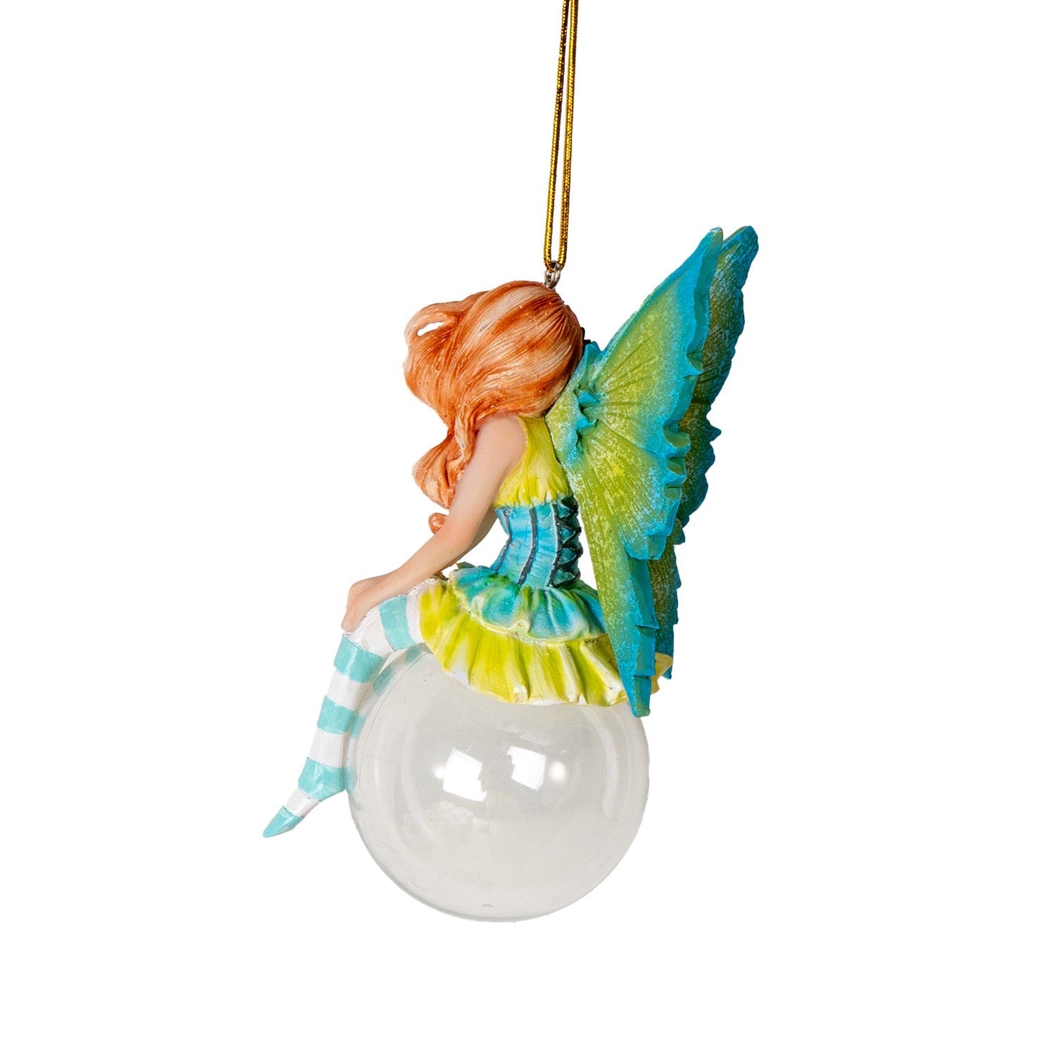Clover Bubble Rider Fairy Ornament by Amy Brown