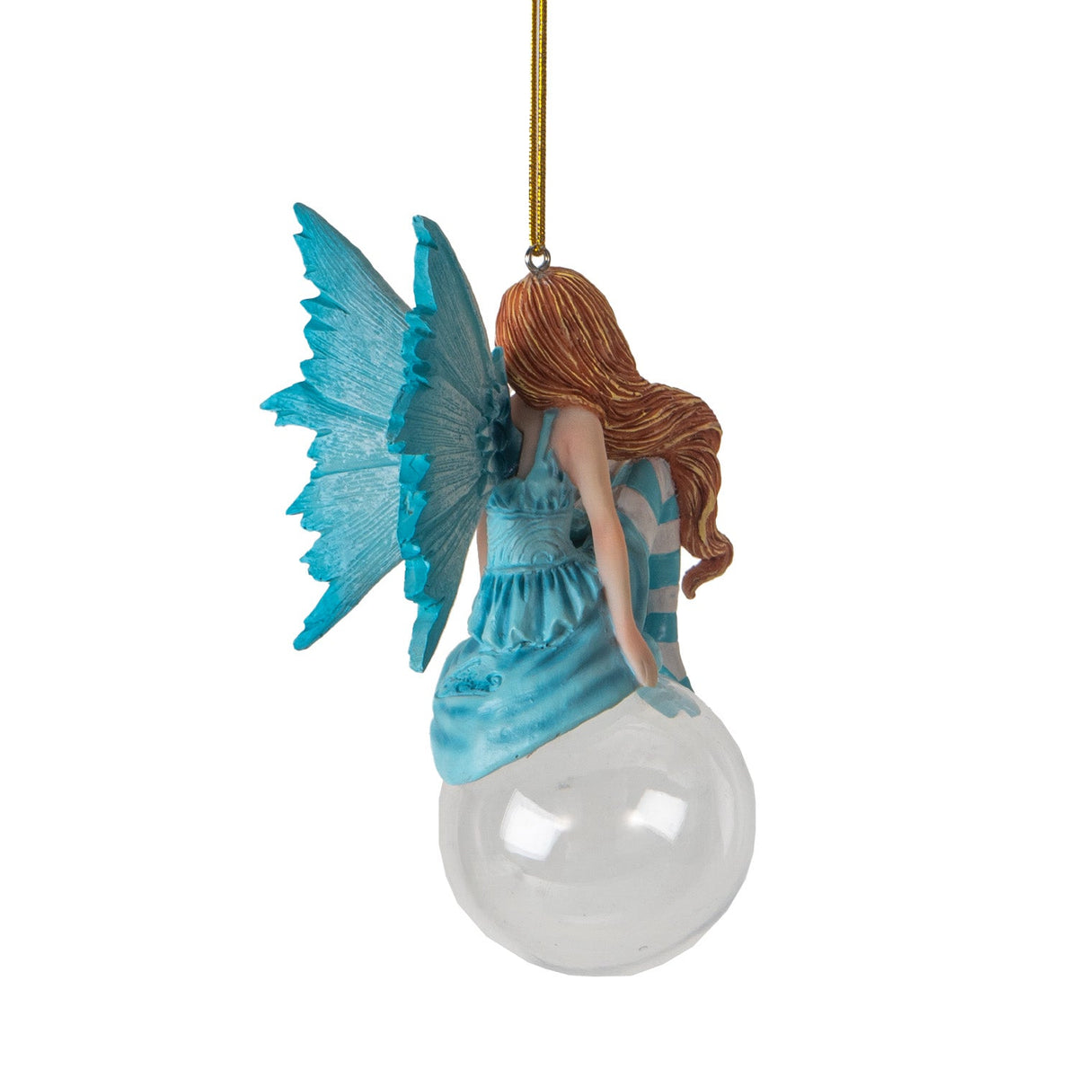 Delphine Bubble Rider Fairy Ornament by Amy Brown