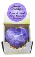 Chevron Amethyst - Heart Gift Box | Hearts | Wiccan Center