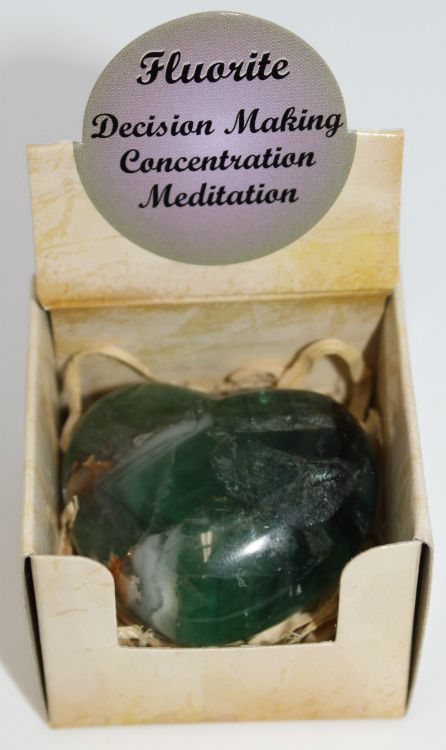 Fluorite - Heart Gift Box | Hearts | Wiccan Center