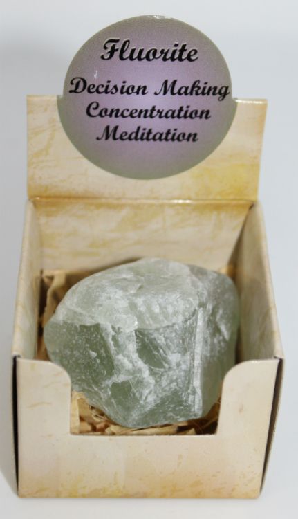 Fluorite - Rough Gift Box | Rough Gemstone | Wiccan Center