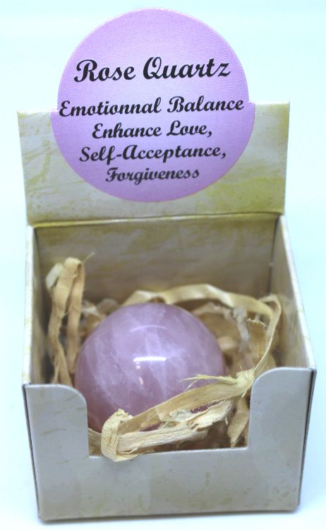 Rose Quartz - Sphere Gift Box | Sphere | Wiccan Center
