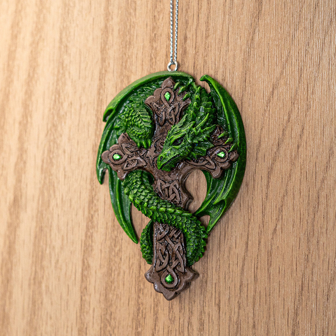 Woodland Guardian Dragon Ornament by Anne Stokes
