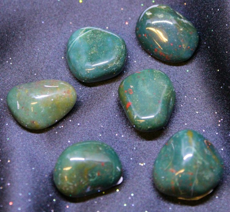 Bloodstone - Tumbled | Tumbled Gemstone | Wiccan Center