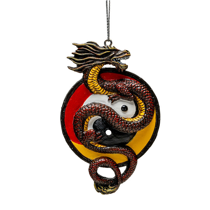 Yin Yang Guardian Dragon Ornament by Anne Stokes | Ornaments | Wiccan Center