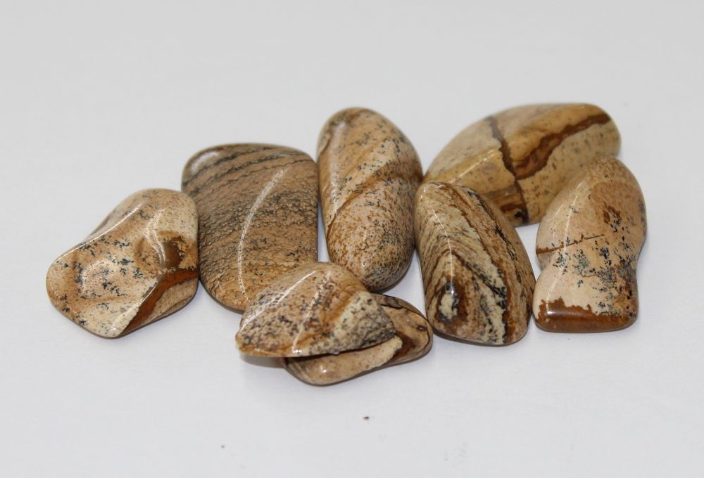 Picture Jasper A | Tumbled Gemstone | Wiccan Center