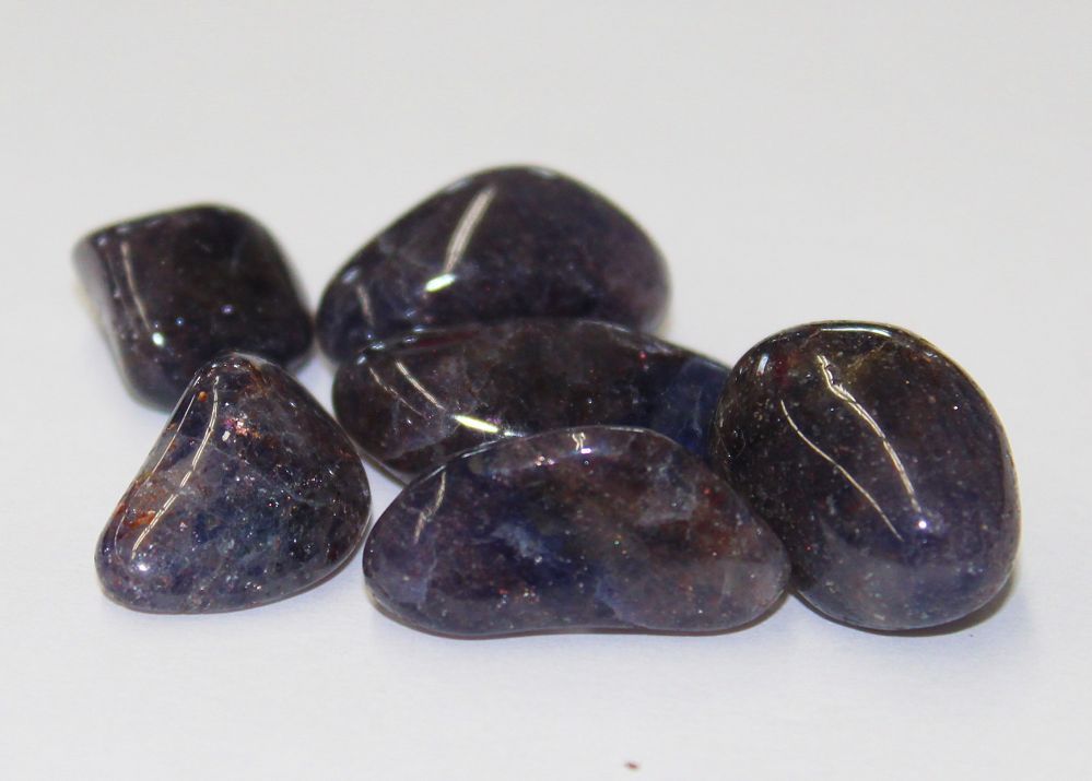 Iolite/Cordierite A Tumbled | Tumbled Gemstone | Wiccan Center