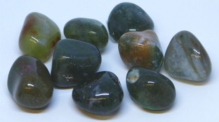 Agate Green Moss - Tumbled | Tumbled Gemstone | Wiccan Center