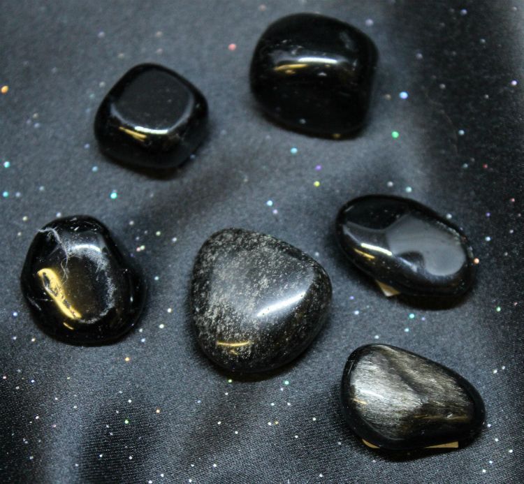 Obsidian Black - Tumbled | Tumbled Gemstone | Wiccan Center