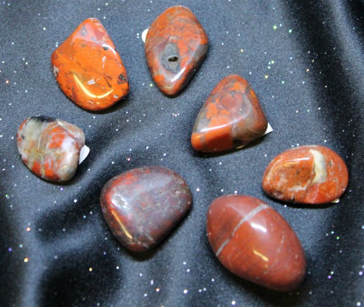 Jasper Breciated | Tumbled Gemstone | Wiccan Center