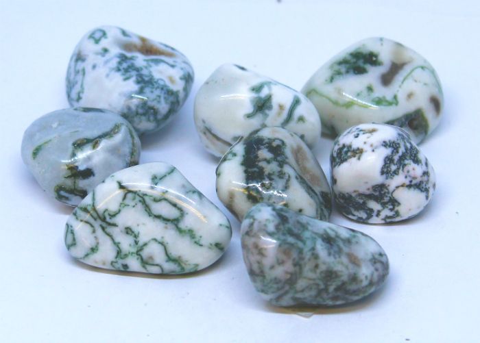 Agate Green Tree | Tumbled Gemstone | Wiccan Center