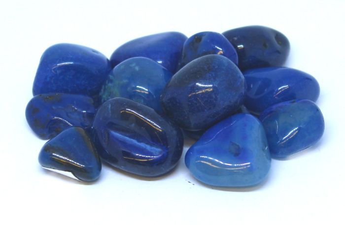 Blue Agate - Tumbled | Tumbled Gemstone | Wiccan Center