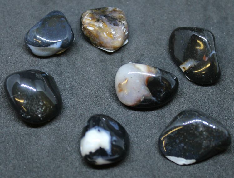 Sardonyx Black | Tumbled Gemstone | Wiccan Center