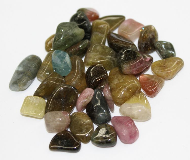 Watermelon Tourmaline Chips 1oz | Chips | Wiccan Center