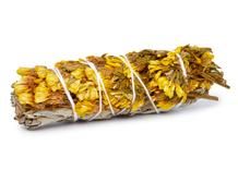 White Sage & Yellow Sinuata - Smudge (5") | Smudge | Wiccan Center