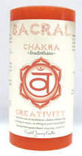 Sacral Chakra Pillar Candle | Candle | Wiccan Center