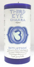 Third Eye Chakra Pillar Candle | Candle | Wiccan Center