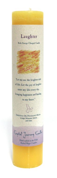 Laughter - Reiki Pillar | Candle | Wiccan Center