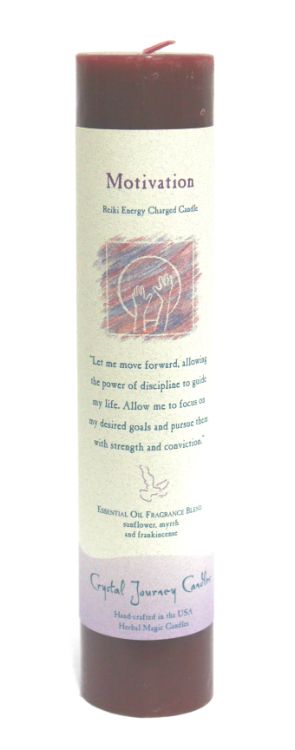 Motivation - Reiki Pillar | Candle | Wiccan Center