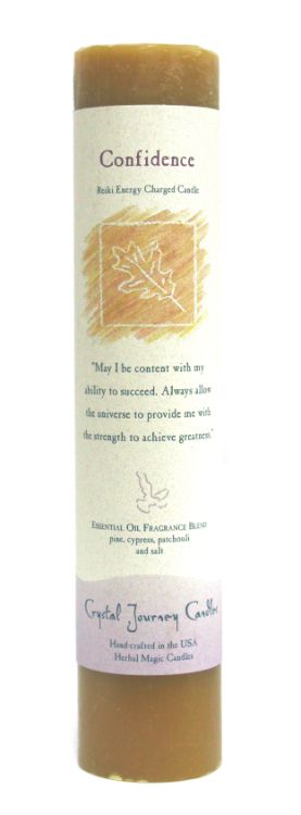 Confidence - Reiki Pillar | Candle | Wiccan Center
