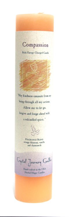 Compassion - Reiki Pillar | Candle | Wiccan Center