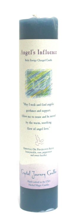 Angel's Influence - Reiki Pillar | Candle | Wiccan Center