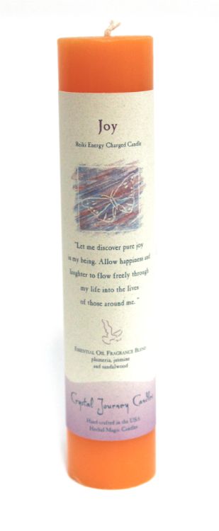 Joy - Reiki Pillar | Candle | Wiccan Center