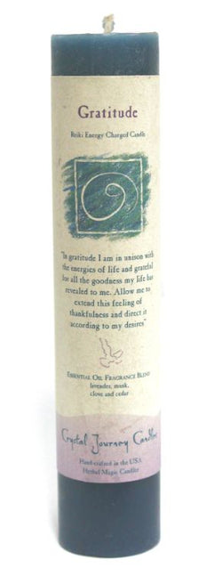 Gratitude - Reiki Pillar | Candle | Wiccan Center